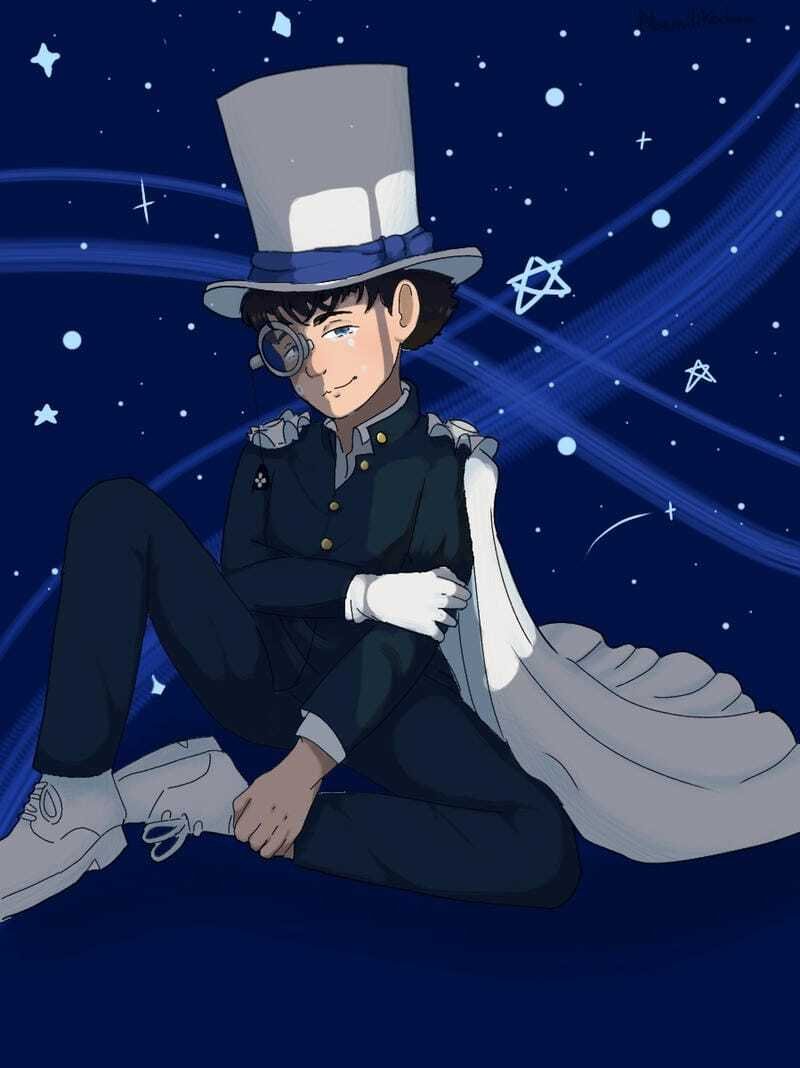 Hình ảnh Kaito Kid cực hợp làm avatar mạng xã hội