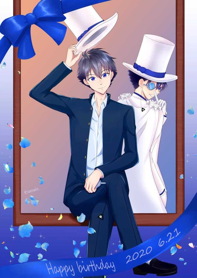 Hình ảnh Avatar Kaito Kid dành cho fan Conan cực đẹp