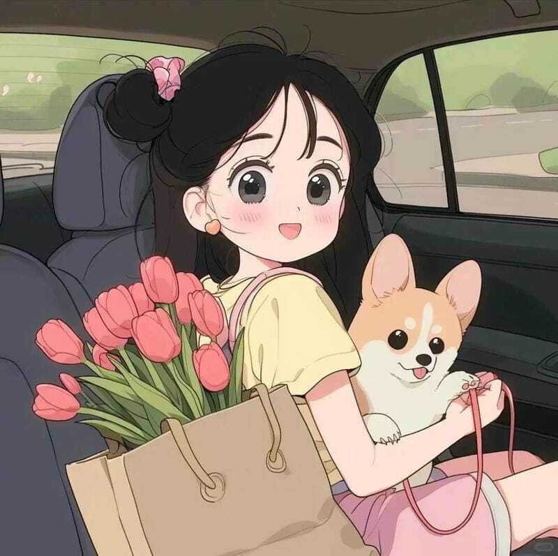 Hình avatar đôi vô tri cho cặp bạn thân cực đáng yêu