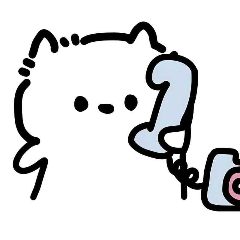 Avatar đôi vô tri cute dùng làm ảnh đại diện Instagram