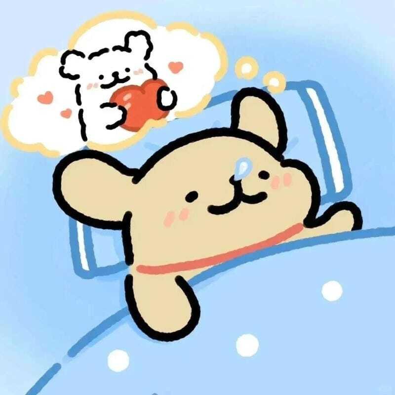 Hình ảnh avatar đôi vô tri dành cho cặp bạn thân cực cute