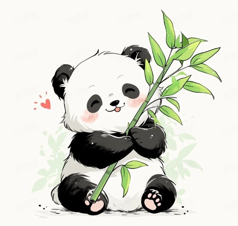 anime avatar ảnh gấu trúc cute chibi 10