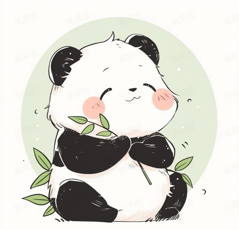 anime avatar ảnh gấu trúc cute chibi 12