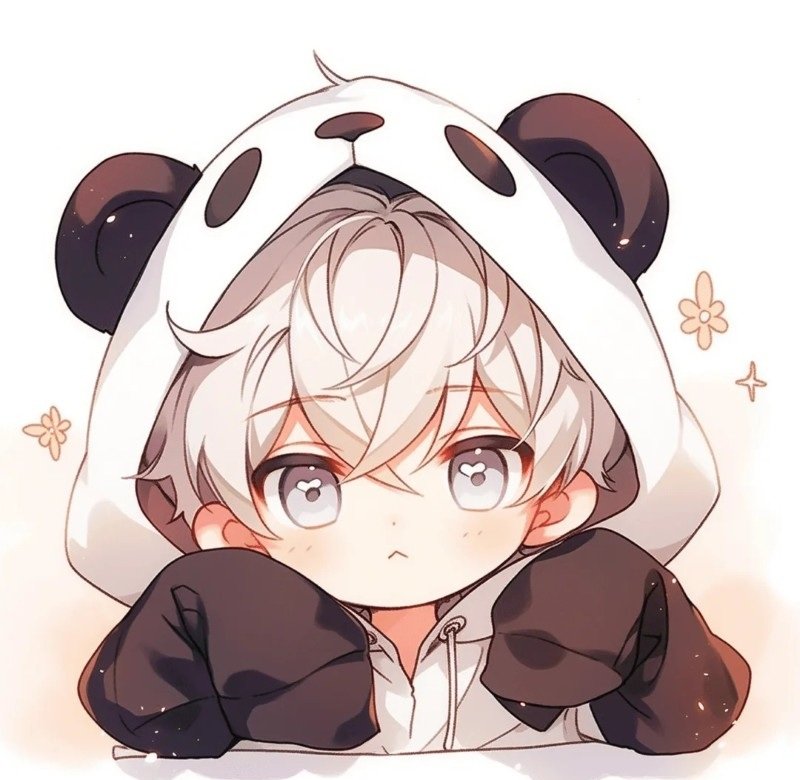 anime avatar ảnh gấu trúc cute chibi 21