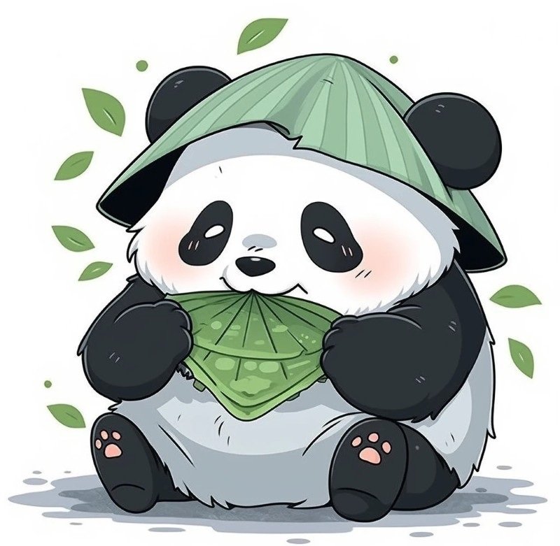 anime avatar ảnh gấu trúc cute chibi 28