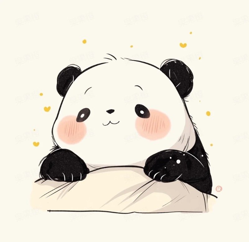 anime avatar ảnh gấu trúc cute chibi 6