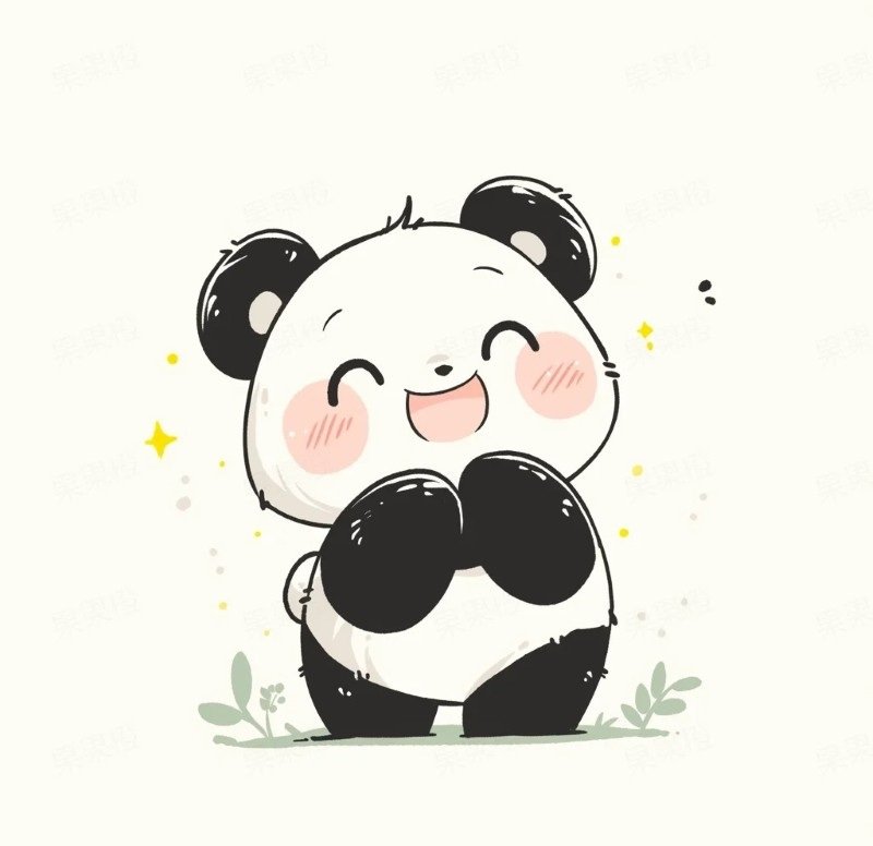 anime avatar ảnh gấu trúc cute chibi 8