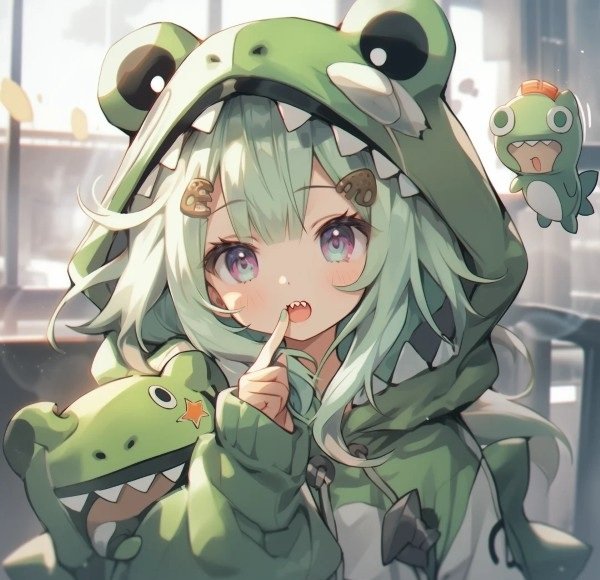 anime avatar ếch cute 5