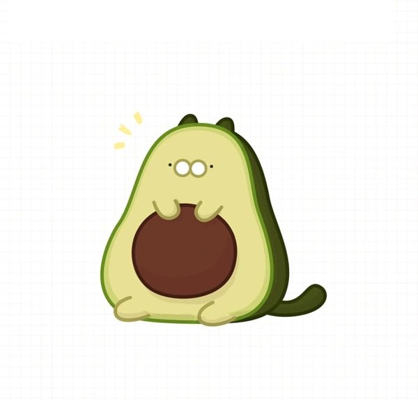 anime avatar quả bơ cute 12