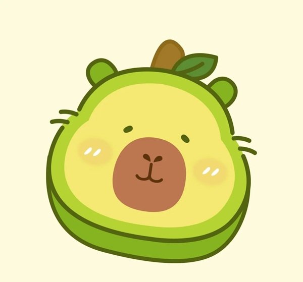 anime avatar quả bơ cute 23