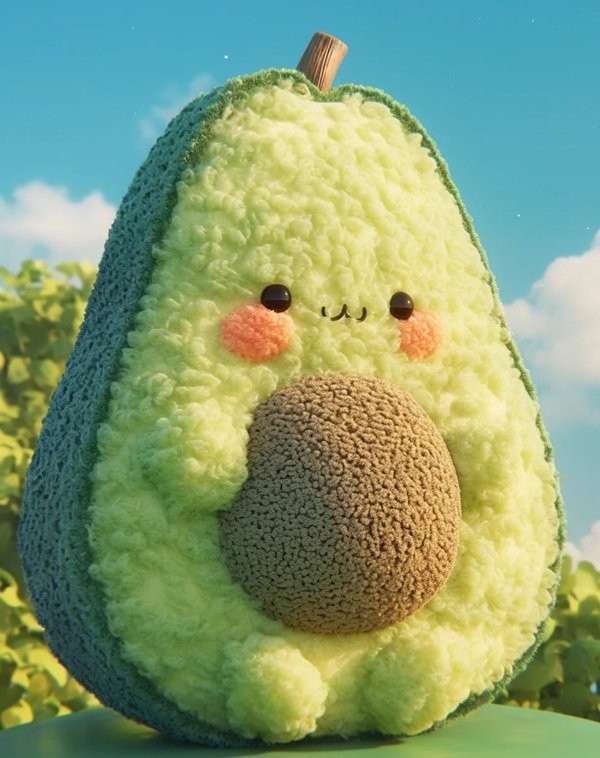 anime avatar quả bơ cute 28