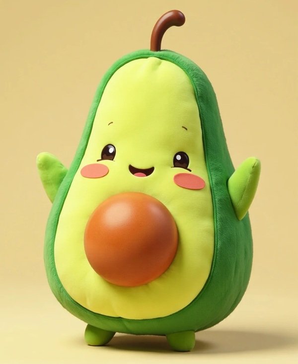 anime avatar quả bơ cute 3