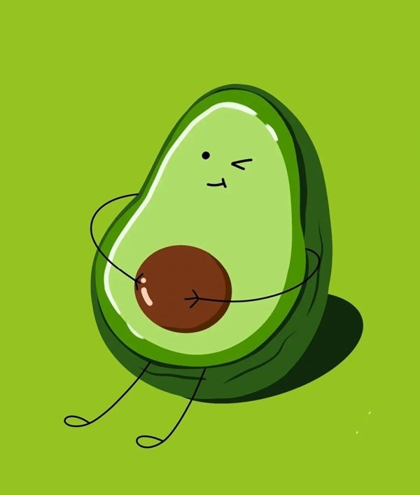 anime avatar quả bơ cute 34