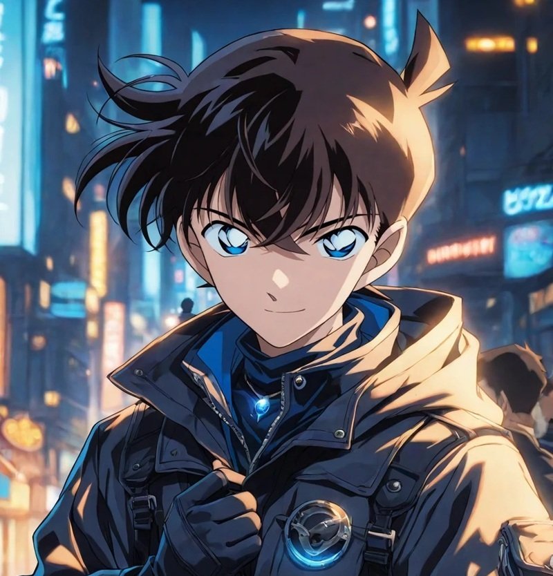 avatar ảnh conan ngầu 1