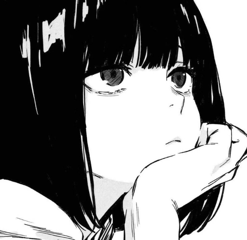 avatar anime đen trắng 10