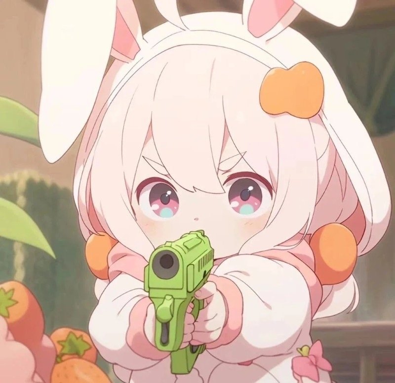 avatar anime màu hồng cute 13