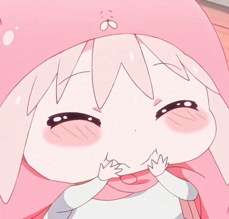 avatar anime màu hồng cute 24