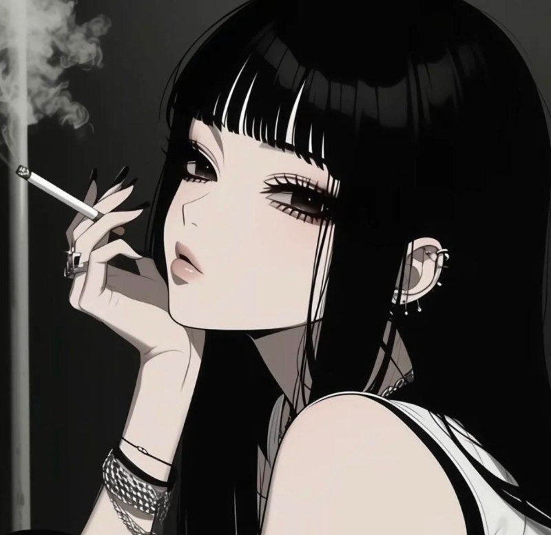 avatar anime nữ ngầu 13