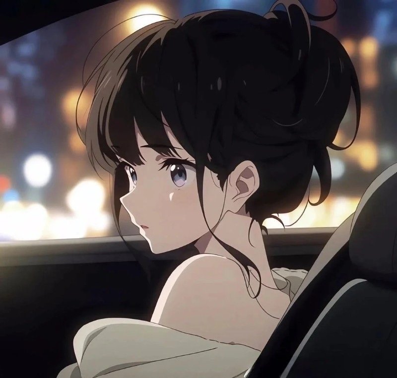 avatar anime nữ sad 13