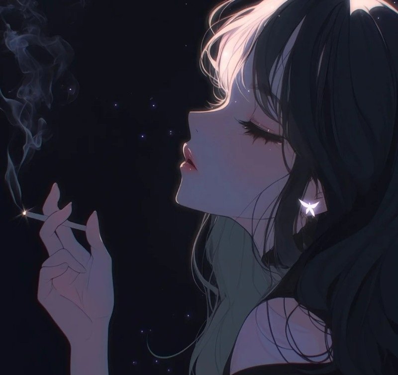 avatar anime nữ sad 16