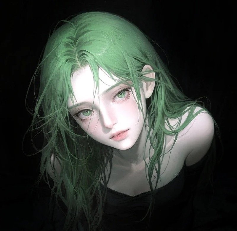 avatar anime xanh lá 16