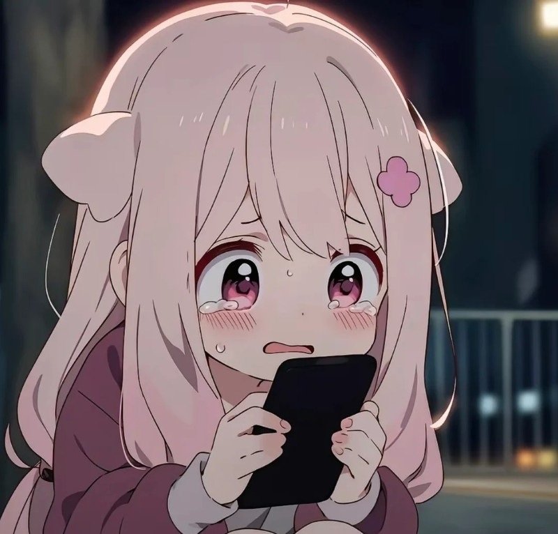 avatar buồn chibi 34