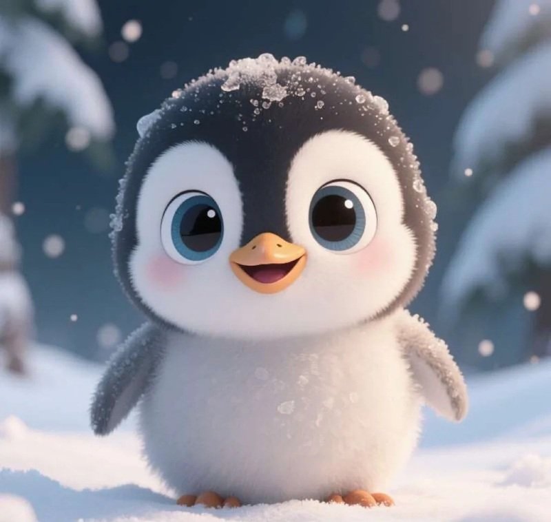 avatar chim cánh cụt cute 17