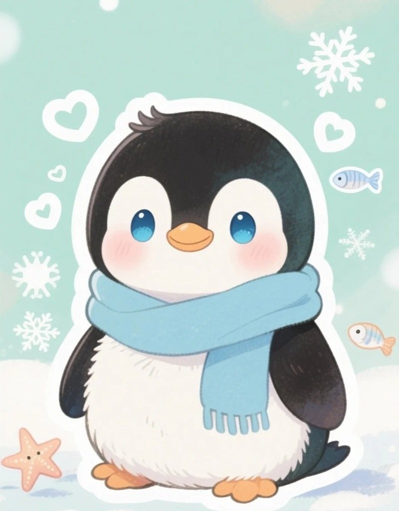 avatar chim cánh cụt cute 36