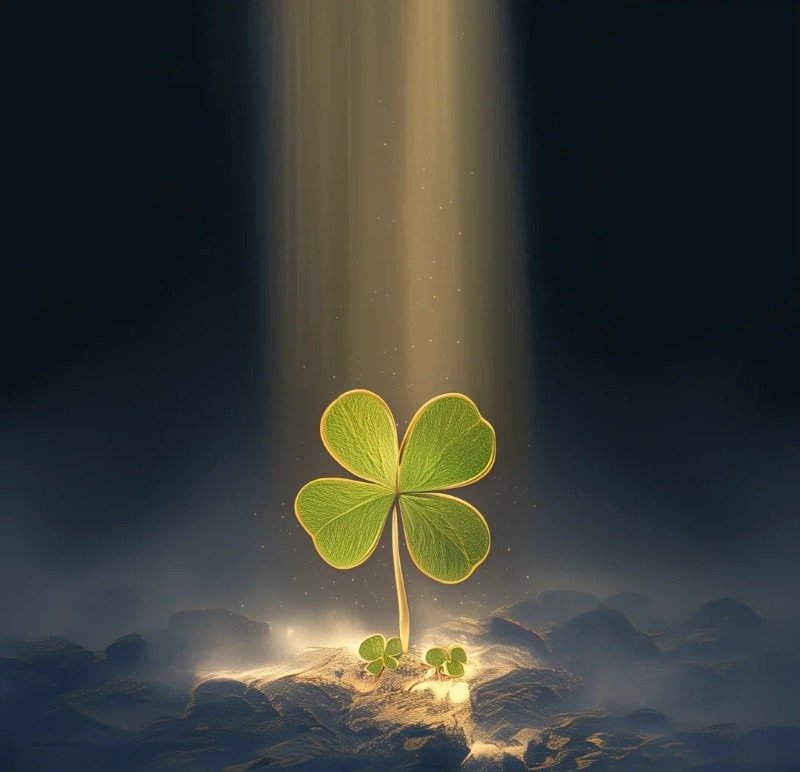 avatar cỏ 4 lá cute 10