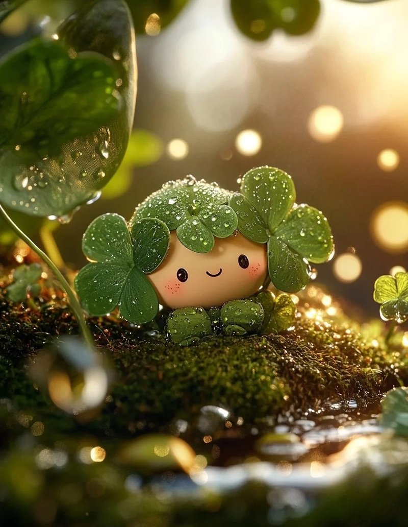 avatar cỏ 4 lá cute 21