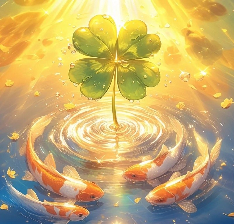 avatar cỏ 4 lá cute 27