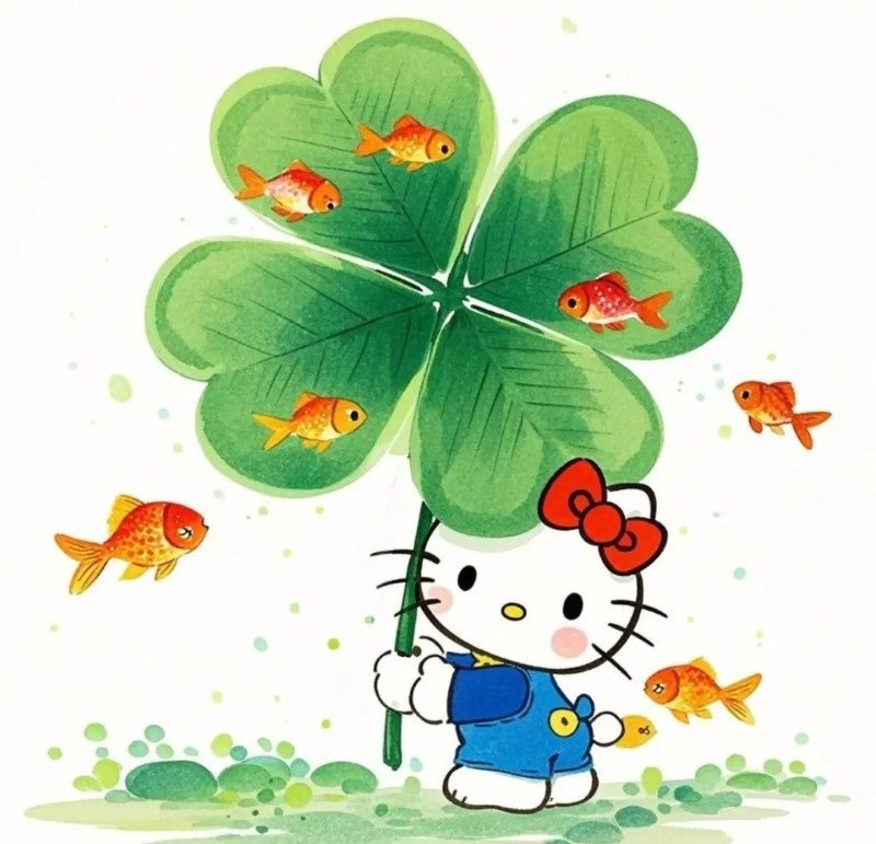 avatar cỏ 4 lá cute 34