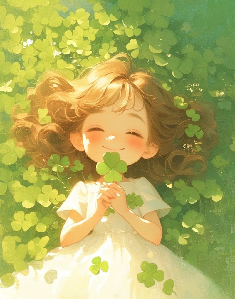 avatar cỏ 4 lá cute 40