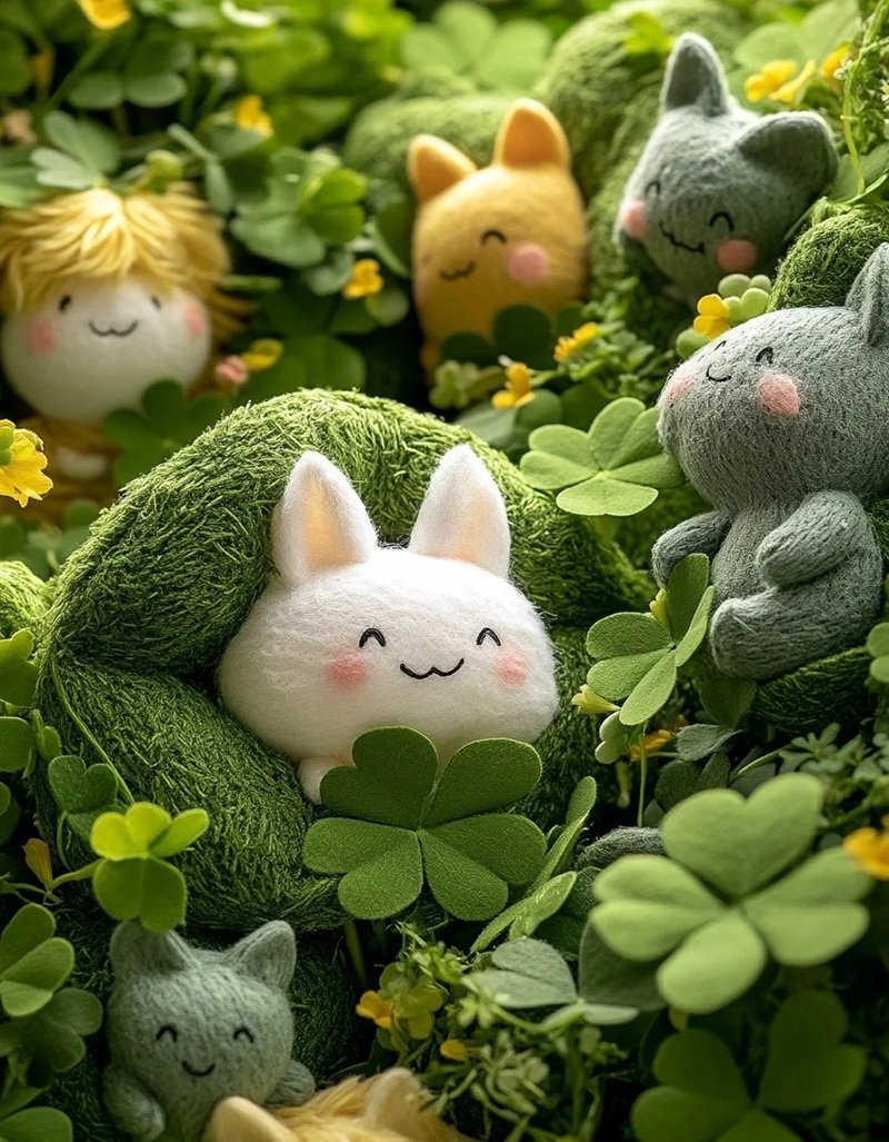 avatar cỏ 4 lá cute 6