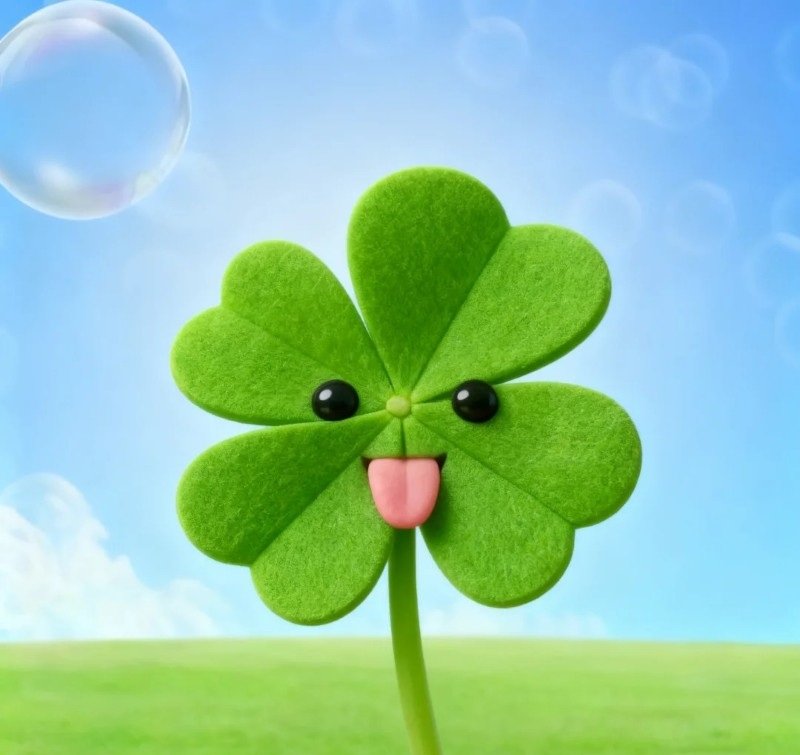 avatar cỏ 4 lá cute 9