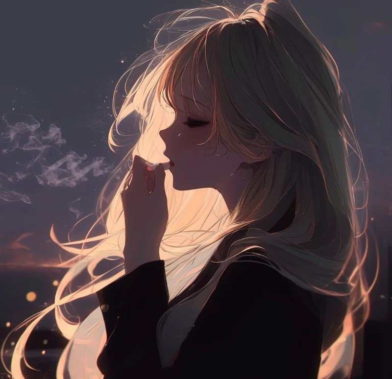 avatar cô đơn nữ anime 12