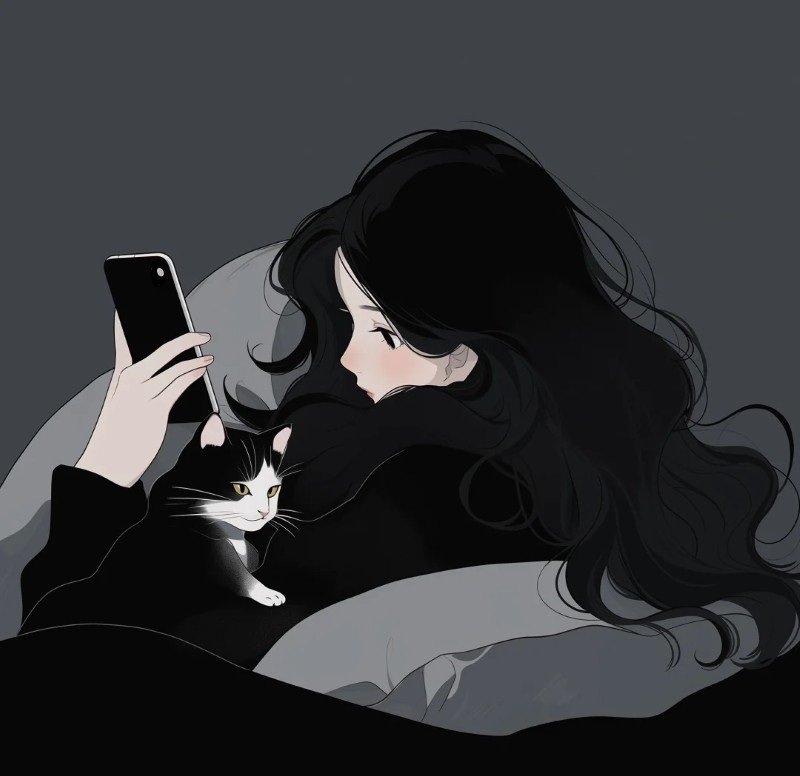 avatar cô đơn nữ anime 19