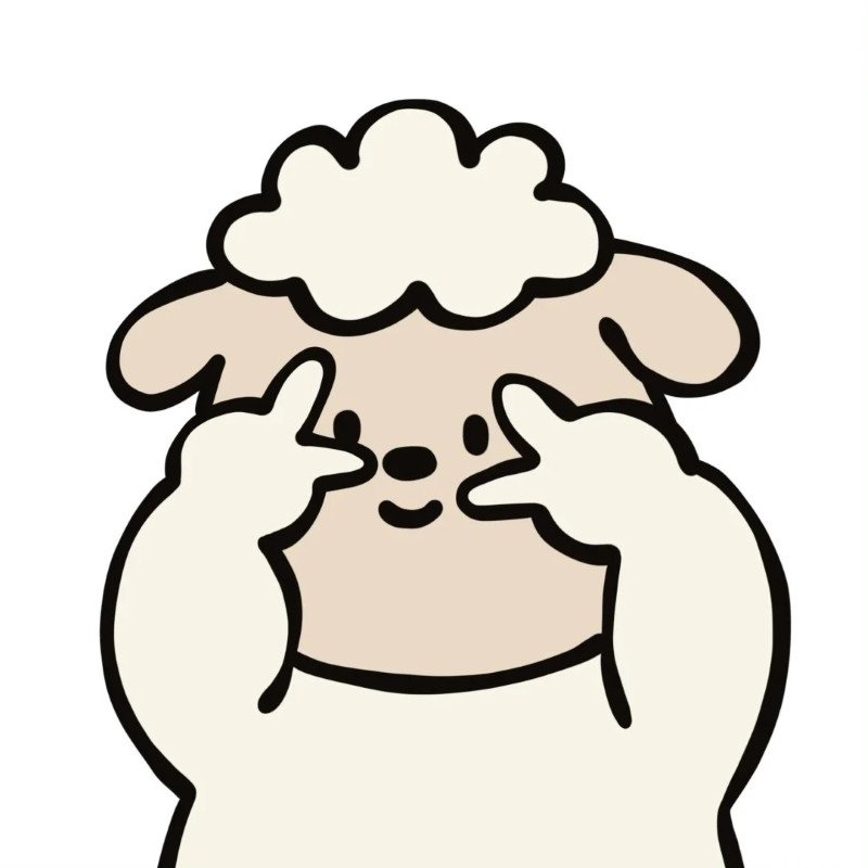 avatar con cừu cute 1