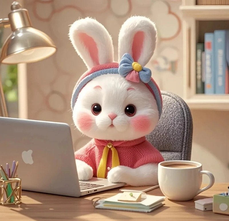 avatar con thỏ cute 3