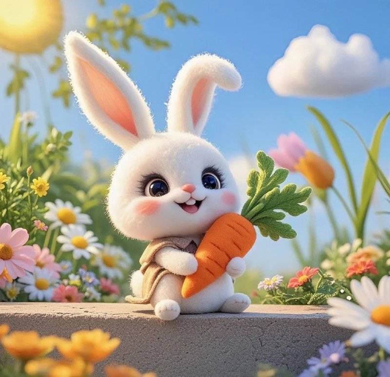 avatar con thỏ cute 37