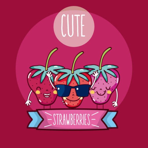 avatar dâu tây cute 2