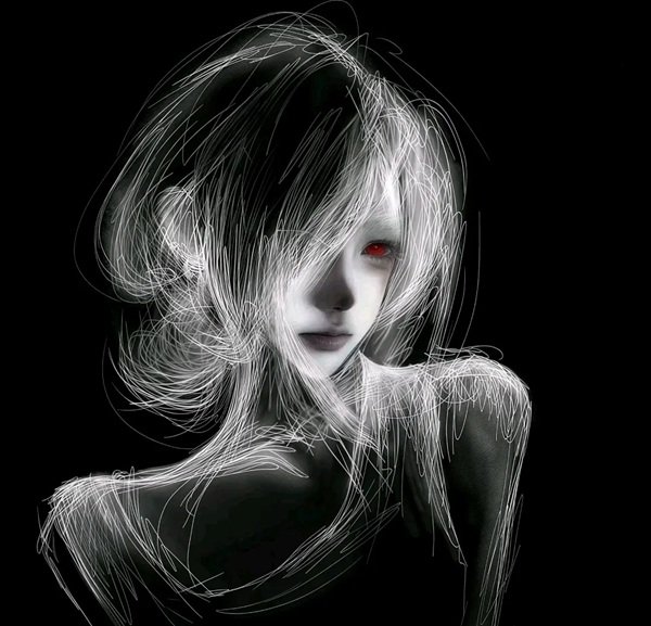 avatar đen buồn con gái 26