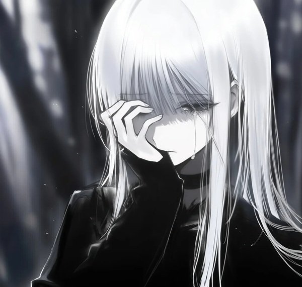 avatar đen buồn con gái 9