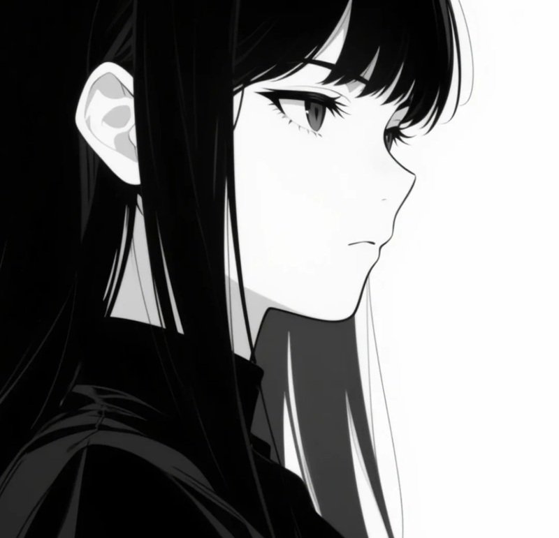 avatar đôi anime đen trắng 14