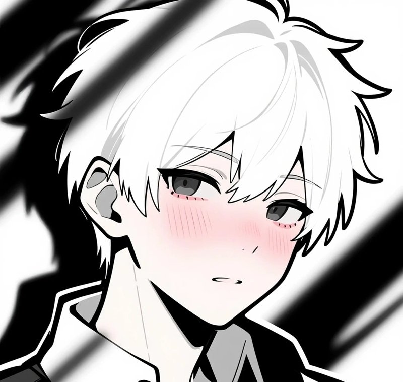 88+ Avatar đôi anime đen trắng full HD cho các cặp yêu anime - Hình ảnh bài viết