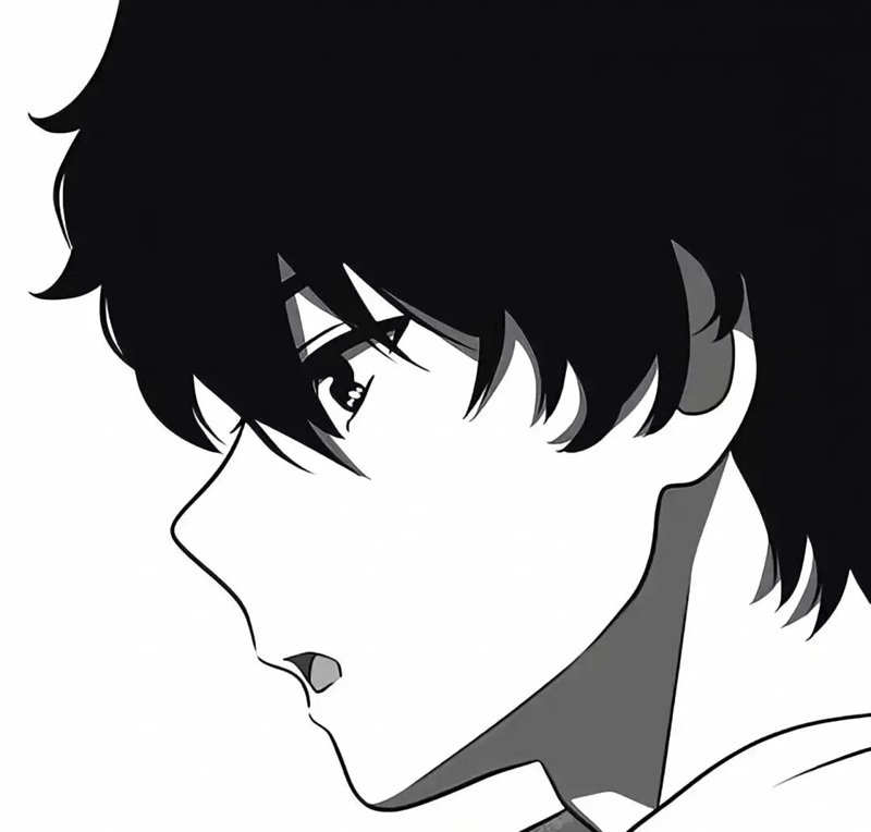 avatar đôi anime đen trắng 3