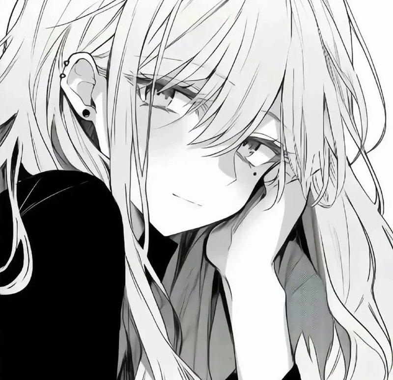 avatar đôi anime đen trắng 37