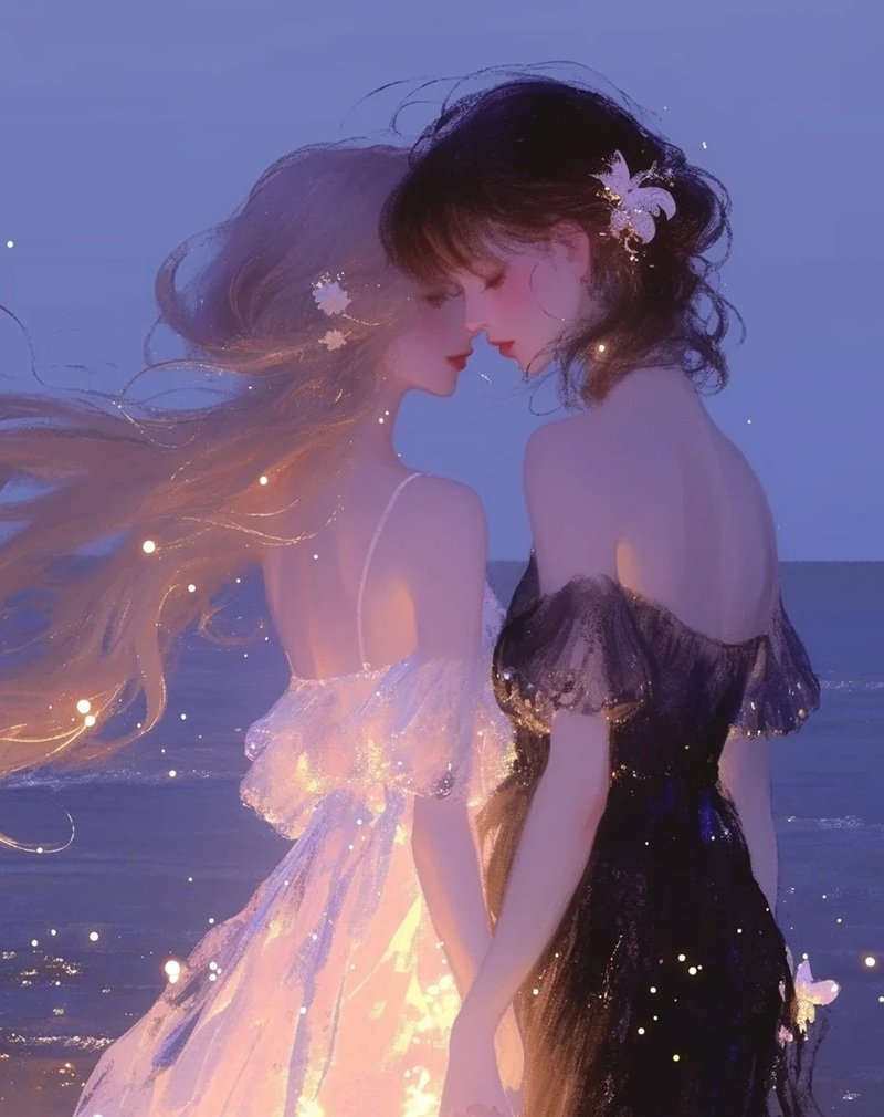 avatar đôi bạn thân nữ anime 1