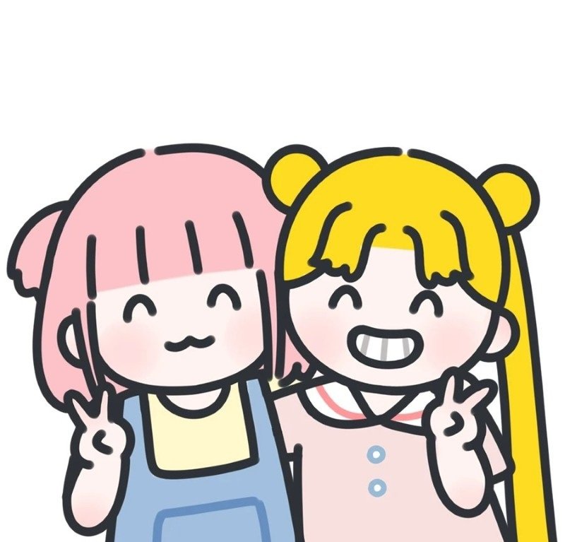 avatar đôi bạn thân nữ vô tri 18