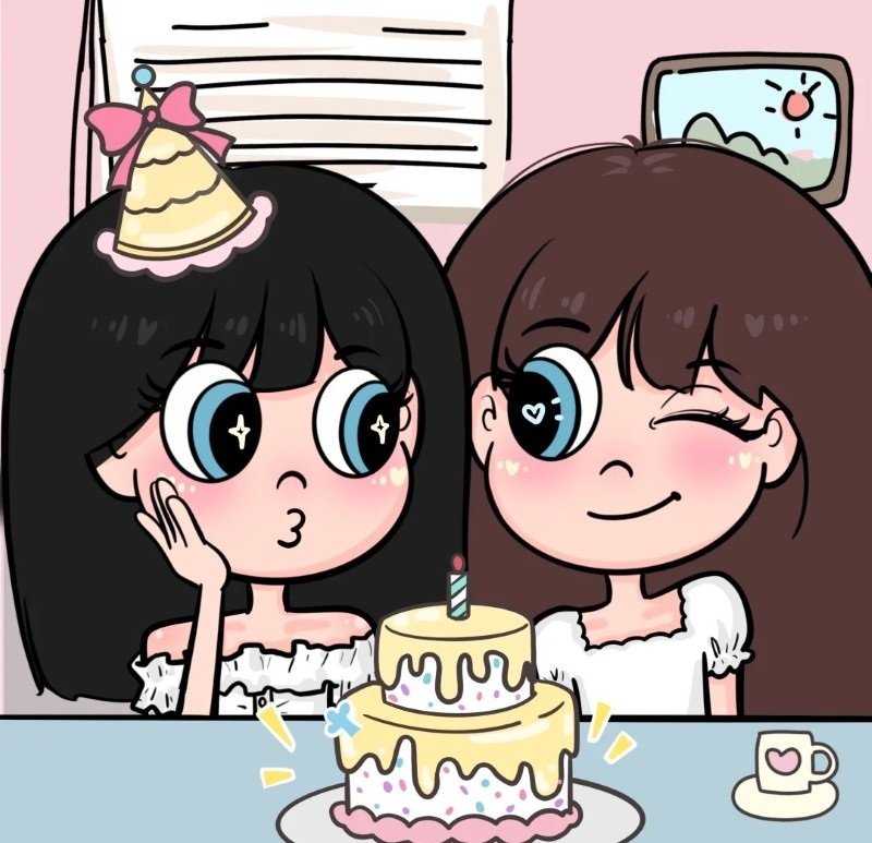 avatar đôi bạn thân nữ vô tri 23